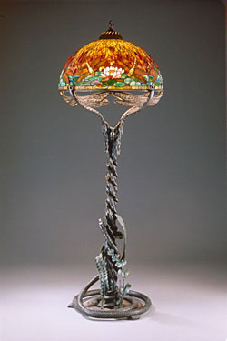 "Dragon Fly" Floor Lamp by E. A. Chase