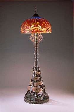 "Dragon Fly" Floor Lamp (#2) by E. A. Chase